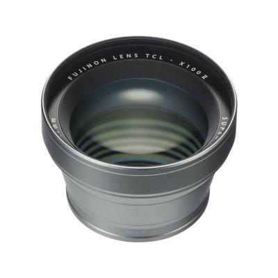Fujifilm TCL-X100 II Tele Conversion Lens for X100F/X100T/X100S/X100 Silver Small 16534730