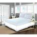 ELEGANT COMFORT 15" Bed Skirt in White/Brown | 54 W x 75 D in | Wayfair WF-LACE DESIGN BEDSKIRT Full WHITE