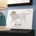 Harriet Bee Dickert Courageous Lion Personalized Canvas Art Canvas in White | 11 H x 14 W x 1.25 D in | Wayfair 6502B88D3A024237A6D06E70C5795F32