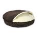 Snoozer Pet Products Cozy Cave Luxury Orthopedic Hooded Dog Bed Memory Foam/Suede in Black/Brown | 12 H x 45 D in | Wayfair 87793