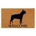 Winston Porter Grifton Boston Terrier Non-Slip Outdoor Door Mat Plastic | 0.6" L x 29" W x 17" D | Wayfair 1CC44BD69F734643A4E5F0516E76817A