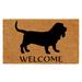 Winston Porter Rachita Basset Hound Non-Slip Outdoor Door Mat Plastic | 0.6" L x 29" W x 17" D | Wayfair C2035912A77E4509869F717D39A7D70D