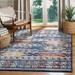 Blue/Navy 79 x 0.39 in Indoor Area Rug - World Menagerie Sechovicz Southwestern Navy/Ivory Area Rug | 79 W x 0.39 D in | Wayfair