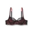 Aubade Women's Non-padded wired Bra COURBES DIVINES Charme Noir 32B