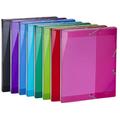 Exacompta - Ref 59670E - Iderama Collection - PP Elasticated Filing Box - 250 x 330mm in Size, Suitable for A4 Documents, 25mm Spine - Assorted Colours (Pack of 8)