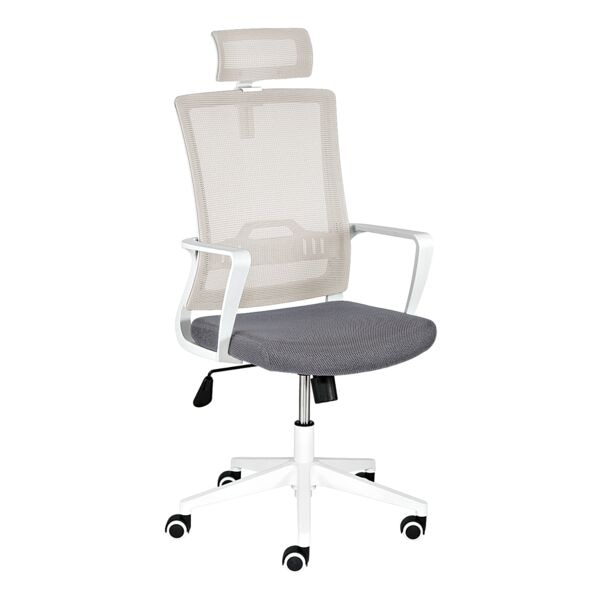 mayer Sitzmöbel Bürostuhl »My Studio« mit Armlehnen und Kopfstütze grau