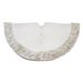 The Holiday Aisle® Tree Skirt Wool/Felt in White/Brown | 60 W in | Wayfair E02878DC4EBA42D6B12735E8A2316F77