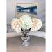 One Allium Way® Hydrangeas Floral Arrangements in Vase Silk/Plastic | 21 H x 20 W x 20 D in | Wayfair 9BBAD45A20E848BB97AA328EF6429C40