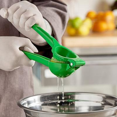 Choice Handheld 8" Aluminum Lime Squeezer/Juicer
