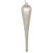 Vickerman 611883 - 15.75" Champagne Glitter Drop Christmas Tree Ornament (2 pack) (MT195138D)