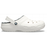 Crocs White / Grey Classic Lined Clog Shoes