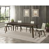 George Oliver Leclair Extendable Maple Solid Wood Dining Table Wood in White/Brown | 29 H in | Wayfair 156AAC5F04B1468BA9E5CCE060B2F93B