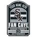 WinCraft Chicago White Sox Personalized 11'' x 17'' Fan Cave Wood Sign