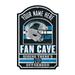 WinCraft Carolina Panthers Personalized 11'' x 17'' Fan Cave Wood Sign