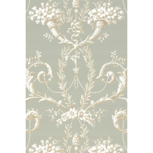 Little Greene 'Versailles - Monument' - Neutral Wallpaper
