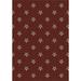 Red 129 x 0.3 in Area Rug - Milliken Northern Star Americana Dark Area Rug Nylon | 129 W x 0.3 D in | Wayfair 4000206953