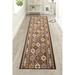 Brown 26 x 0.3 in Area Rug - Charlton Home® Oriental Taupe Persian Bakhtiari Design Slip Resistant Low Pile Rug Nylon | 26 W x 0.3 D in | Wayfair