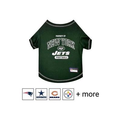Pets First NFL Dog & Cat T-Shirt, New York Jets, Small