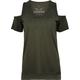 Rokker TRC Shoulderfree T-shirt Dames, vert, taille S pour Femmes