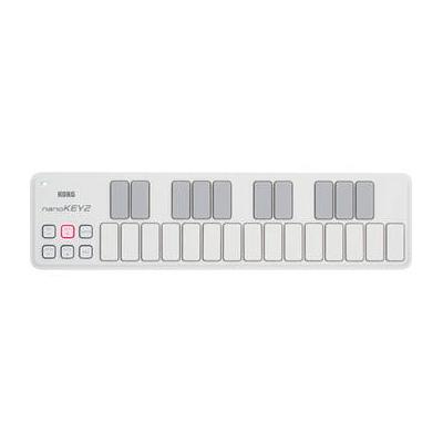 Korg nanoKEY2 Slim-Line USB MIDI Controller (White...