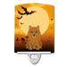 Caroline's Treasures Halloween Basset Hound Ceramic Night Light Ceramic | 6 H x 3 W x 3 D in | Wayfair BB4286CNL