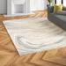 White 106 x 0.67 in Area Rug - Etta Avenue™ Karli Abstract Hand-Tufted Tan Area Rug | 106 W x 0.67 D in | Wayfair BF655F00C0664BA7AC7CB166F7D14580