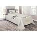 East Urban Home Beige Microfiber Eclectic Coverlet/Bedspread Set Microfiber in White | Twin Bedspread + 1 Sham | Wayfair