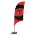 Victory Corps NCAA [Unavailable] 88 x 28 in. Feather Banner in Black/Brown/Gray | 88 H x 28 W in | Wayfair 810029TTU-003