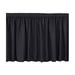 National Public Seating Shirred Pleat Stage Skirting 0.08' Stage Package, Polyester | 8 H in | Wayfair SS8-48-10