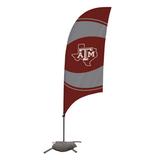 Victory Corps NCAA [Unavailable] 88 x 28 in. Feather Banner in Black/Brown/Gray | 88 H x 28 W in | Wayfair 810029TXAM-003