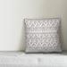 Union Rustic Mardie Aztec Throw Pillow Polyester/Polyfill blend in Gray | 18 H x 18 W x 1.5 D in | Wayfair 3A2D2B245EB84885A30A85225A067444