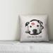 Red Barrel Studio® Rinehart Love You Fur-Ever Throw Pillow Polyester/Polyfill blend | 18 H x 18 W x 1.5 D in | Wayfair