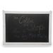 Gracie Oaks Wooden Chalkboard Wood/Manufactured Wood in White | 18 H x 12 W x 1 D in | Wayfair 484A236342D64F5BAB150B05F051CCB8