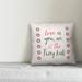 Red Barrel Studio® Rensselear Love is You, Me & the Furry Throw Pillow Polyester/Polyfill blend | 18 H x 18 W x 1.5 D in | Wayfair