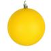 Vickerman 624074 - 3" Yellow Matte Ball Christmas Tree Ornament (12 pack) (N590878DMV)