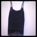 American Eagle Outfitters Tops | American Eagle Fringe Tank Top | Color: Black | Size: M