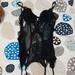 Victoria's Secret Intimates & Sleepwear | Black Corset Lingerie Lacy See Through | Color: Black | Size: 34b