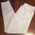 J. Crew Pants & Jumpsuits | J. Crew Toothpick White Ankle Denim Pants | Color: White | Size: 25