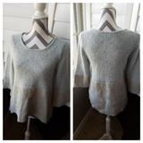 Anthropologie Sweaters | Anthropologie Ice Blue Knit Sweater Small | Color: Blue | Size: S