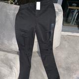 American Eagle Outfitters Jeans | American Eagle High Rise Jegging Crop Pants | Color: Black | Size: 0
