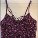 American Eagle Outfitters Dresses | American Eagle Floral Romper | Color: Pink/Purple | Size: 6