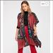 Free People Jackets & Coats | Free People Cheri Silk Patchwork Kimono | Color: Red | Size: Os