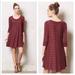 Anthropologie Dresses | A N T H R O Maroon Sweater Dress | Color: Red | Size: L