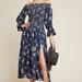 Anthropologie Dresses | Anthro Steele Prato Off Shoulder Dress | Color: Blue | Size: M