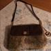 Michael Kors Other | Michael Kors Rabbit Fur Purse Almost New | Color: Brown/Cream | Size: Os