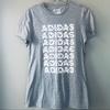 Adidas Tops | Adidas Gray T-Shirt Size M | Color: Gray/White | Size: M