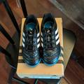 Adidas Shoes | Adidas Toddler Soccer Shoe | Color: Black/Blue | Size: 10.5b