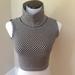 Zara Tops | Adorable Zara Crop Nwt | Color: Black/White | Size: S