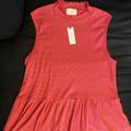 Anthropologie Tops | Anthropologie Peplum Tank Top - Size Large | Color: Pink | Size: L