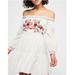 Free People Dresses | Free People Off The Shoulder Dress, White | Color: White | Size: S